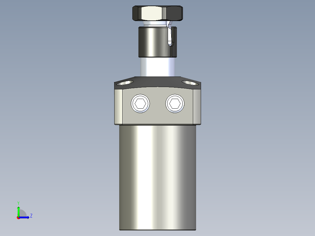 KOSMEKLHS0400-GR-Y45多系列多零件图纸模型左视图