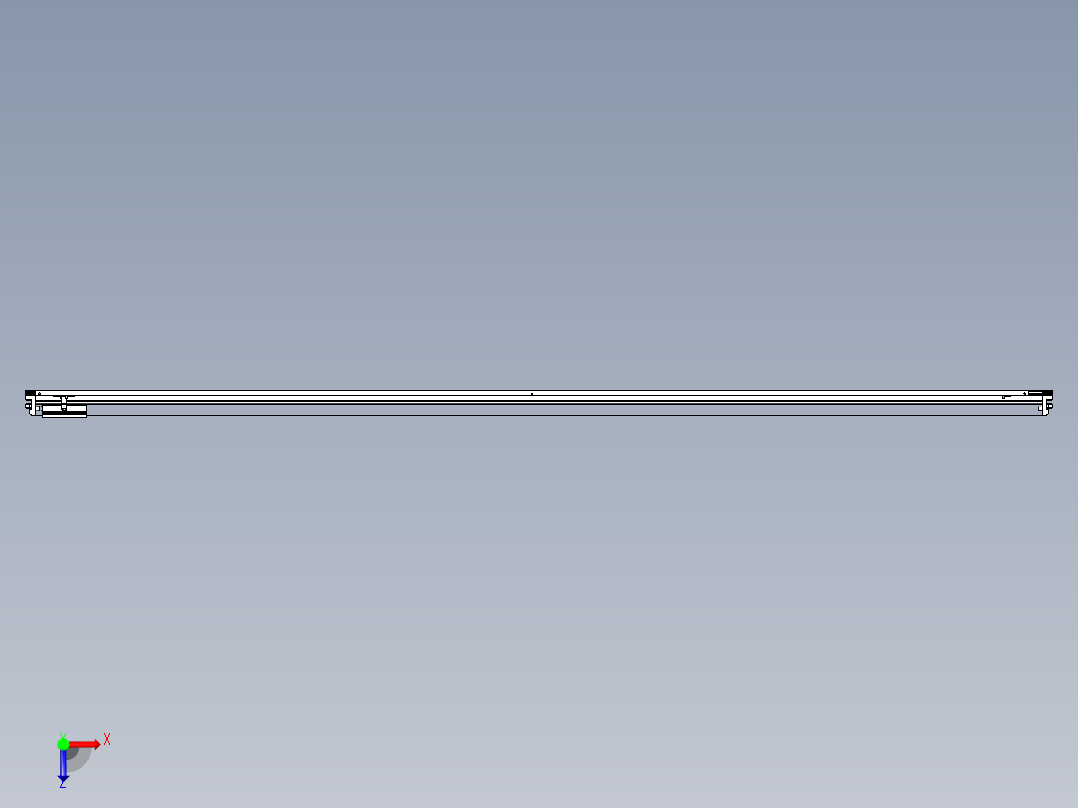 威洛博VL系列直线电机模组-VL22H2-S3450俯视图