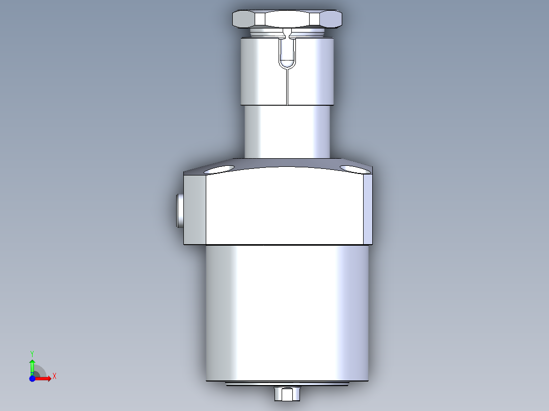 KOSMEKLHA1050-CRD多系列多零件图纸模型前视图