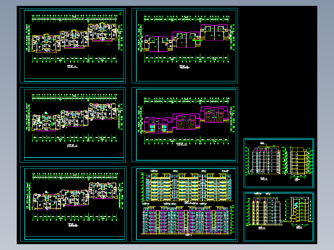 住宅楼建筑扩出图