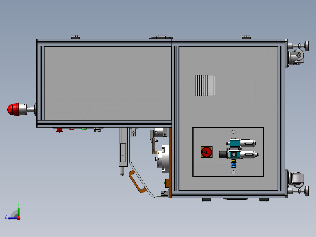 无刷直流电机反电动势测试机sw2018可编辑右视图
