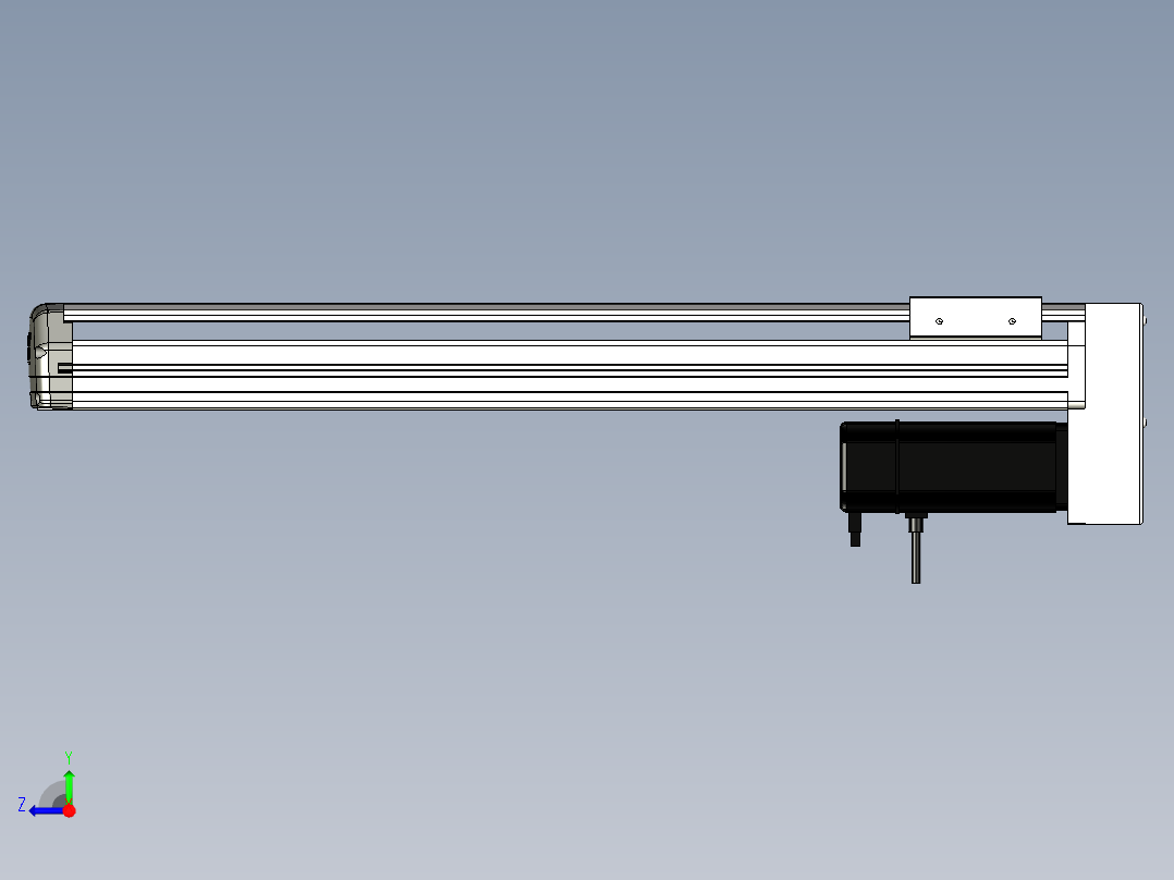 Toyo东佑达直线模组-ETH13-550-BM-400W+煞車右视图
