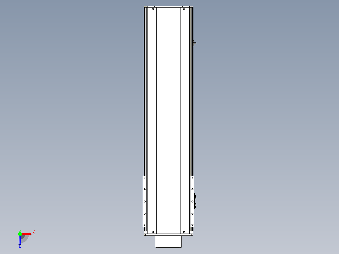 Toyo东佑达直线模组-ETH22-700-BM-400W+煞車俯视图