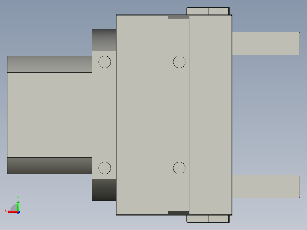 普通气爪PH01K-60后视图