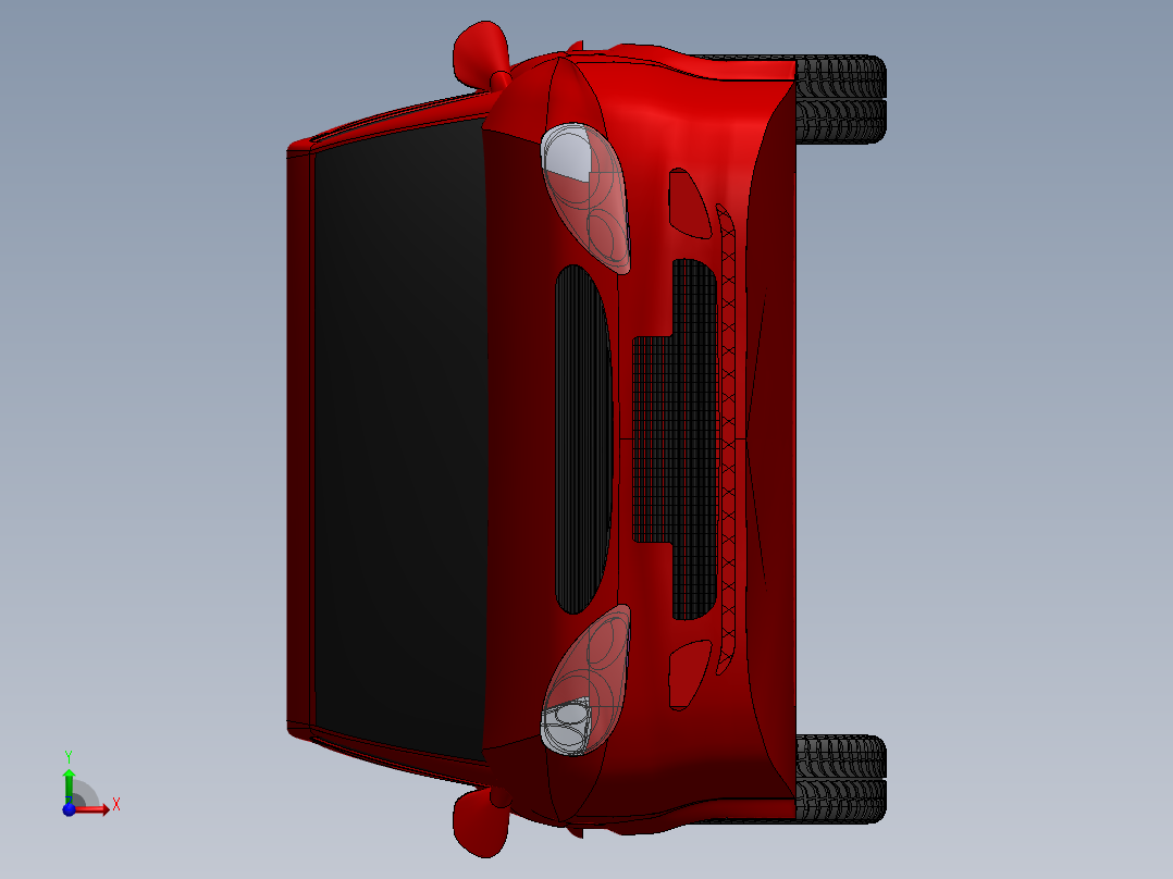 059-雪体龙前视图