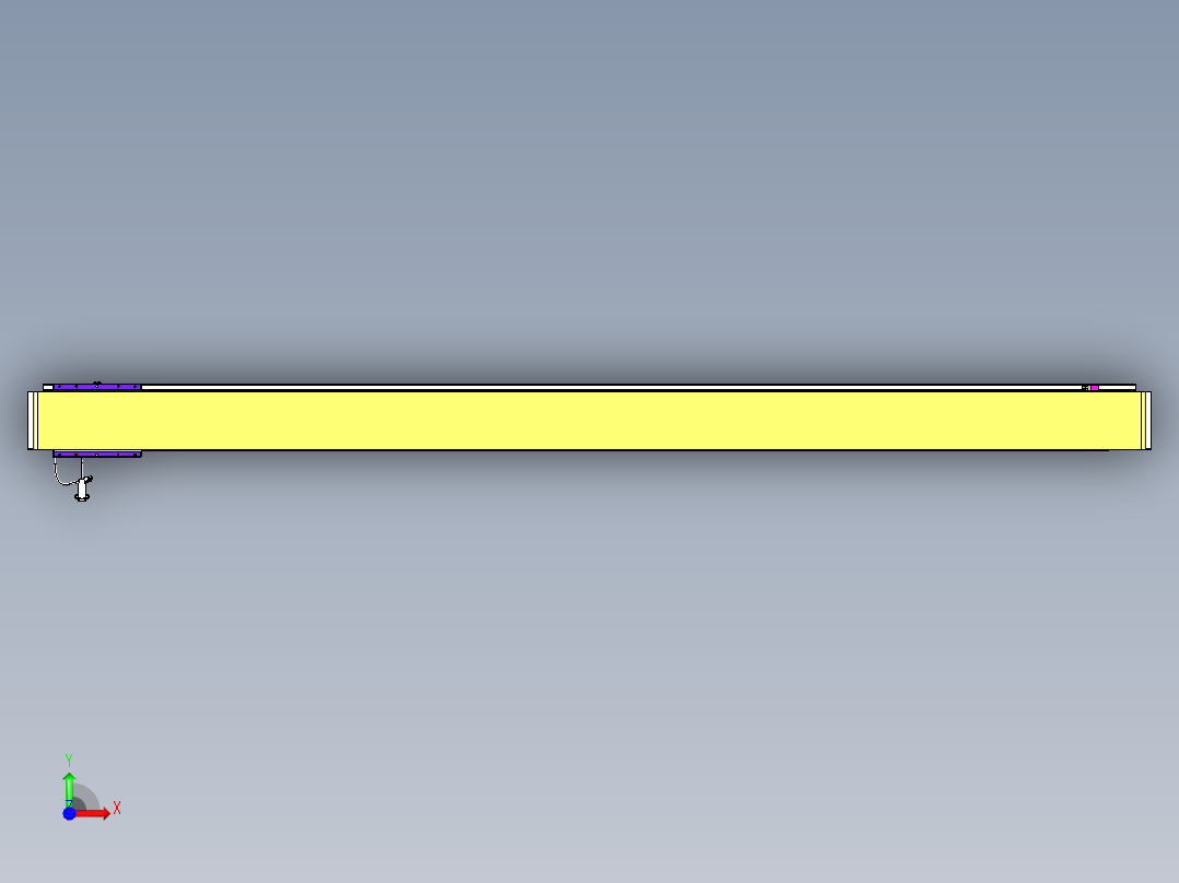 威洛博VL系列直线电机模组-VL14S3-S2350前视图