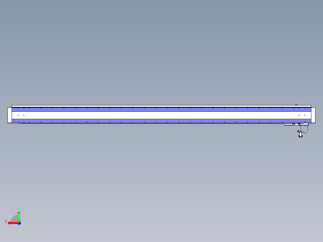 威洛博VL系列直线电机模组-VL14S3-S2350后视图