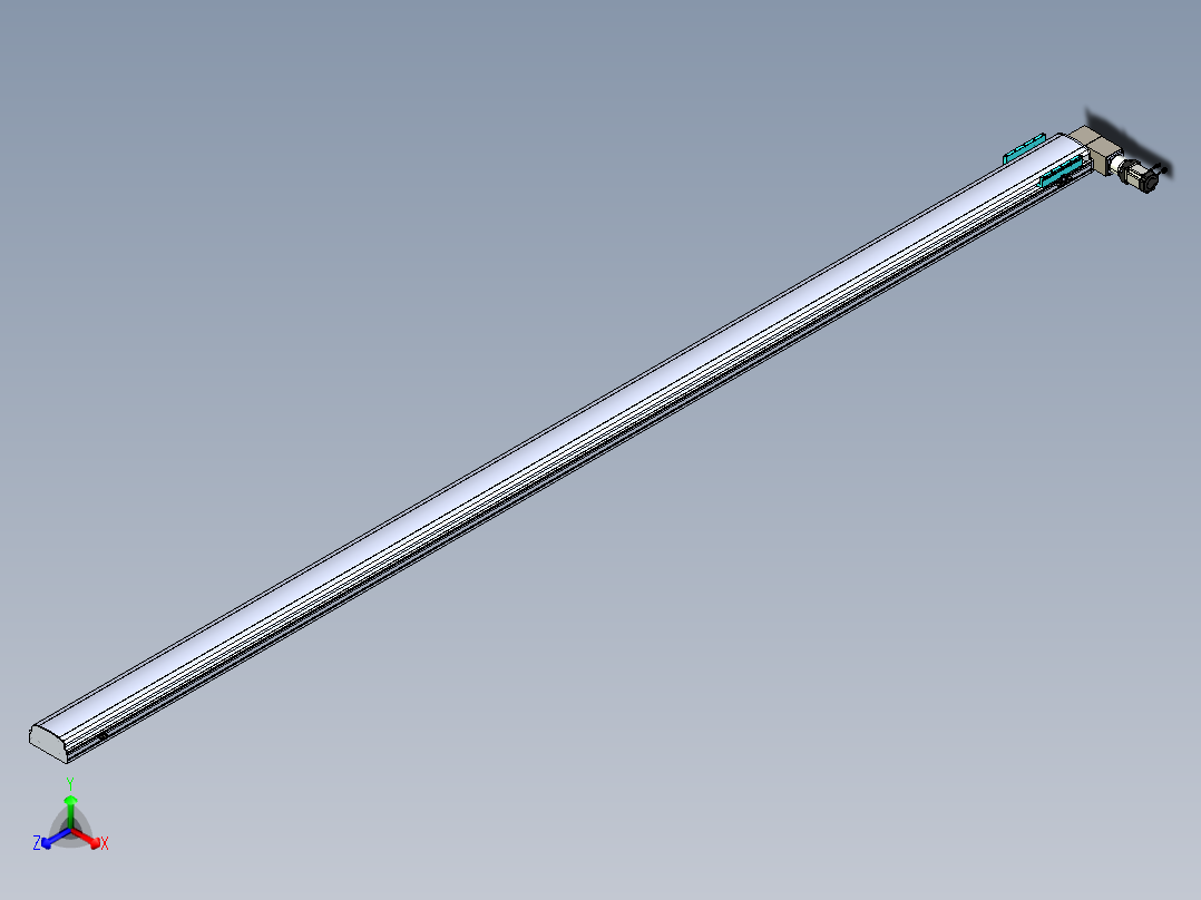 同步带滑台-半封闭B22-L100-C-S1000-R-P75-D3-N5