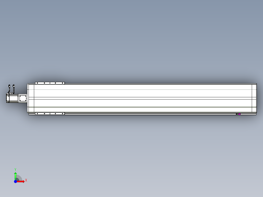 VF丝杆传动-一般环境VF27-Lxx-C-S1700-BC-ZP75-C3前视图