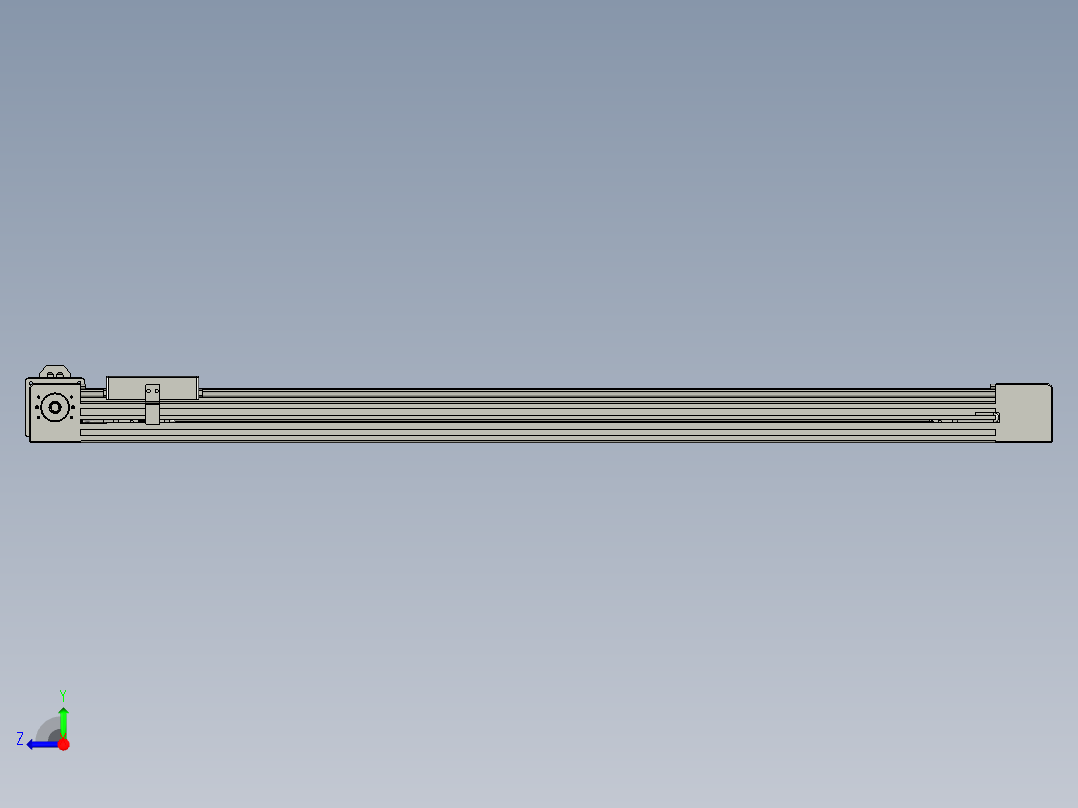 威洛博直线电机模组EB4-L80-S750-R-57-MS3右视图