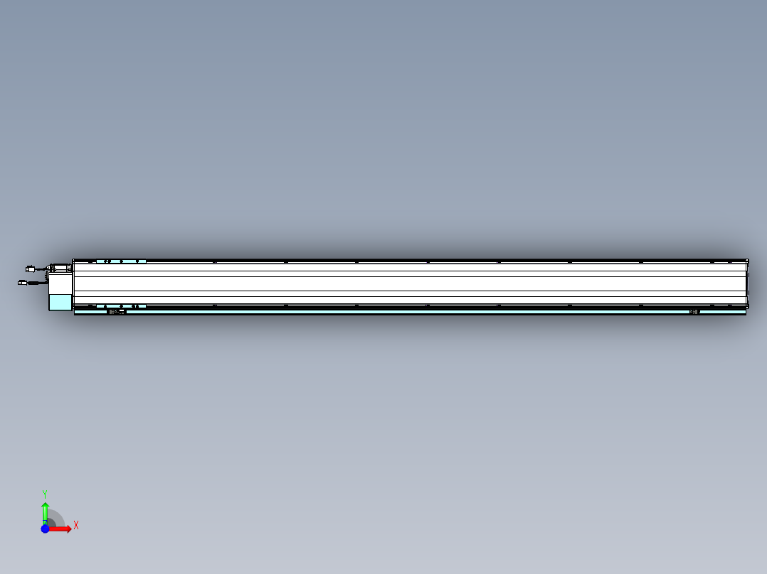 威洛博VBF同步带传动一般环境VBF14-L45-S1600-BLD-ZP40-C3前视图