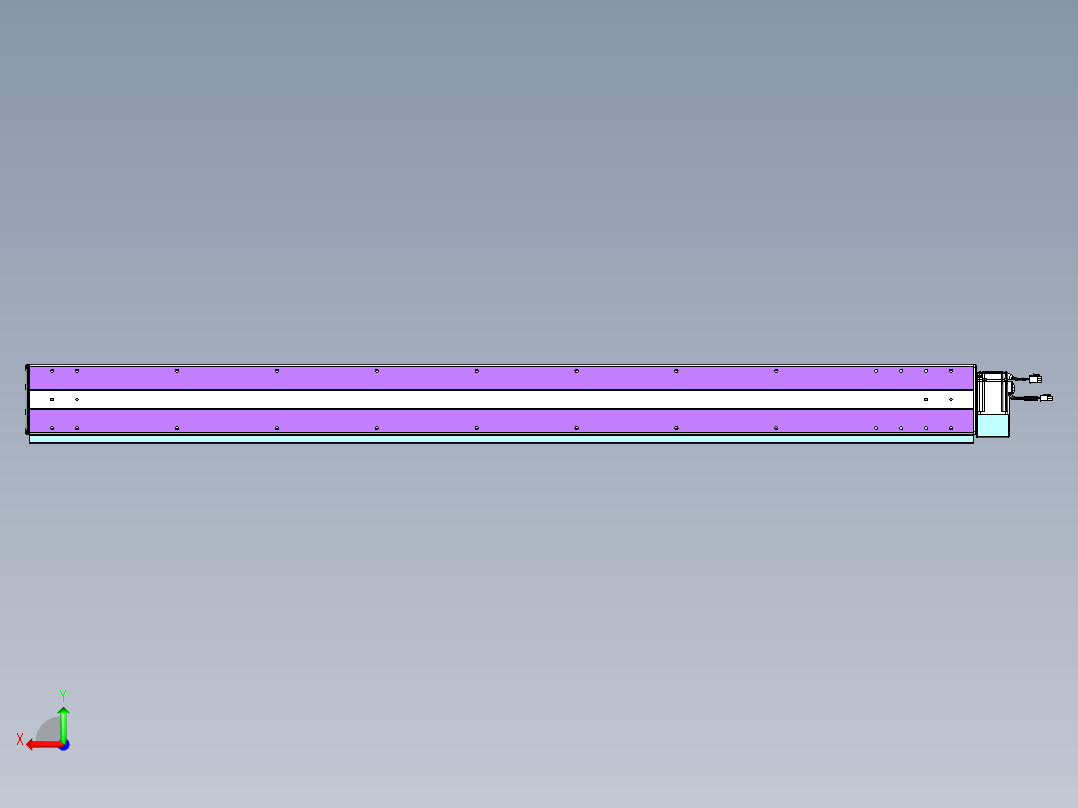 威洛博VBF同步带传动一般环境VBF14-L45-S1600-BLD-ZP40-C3后视图