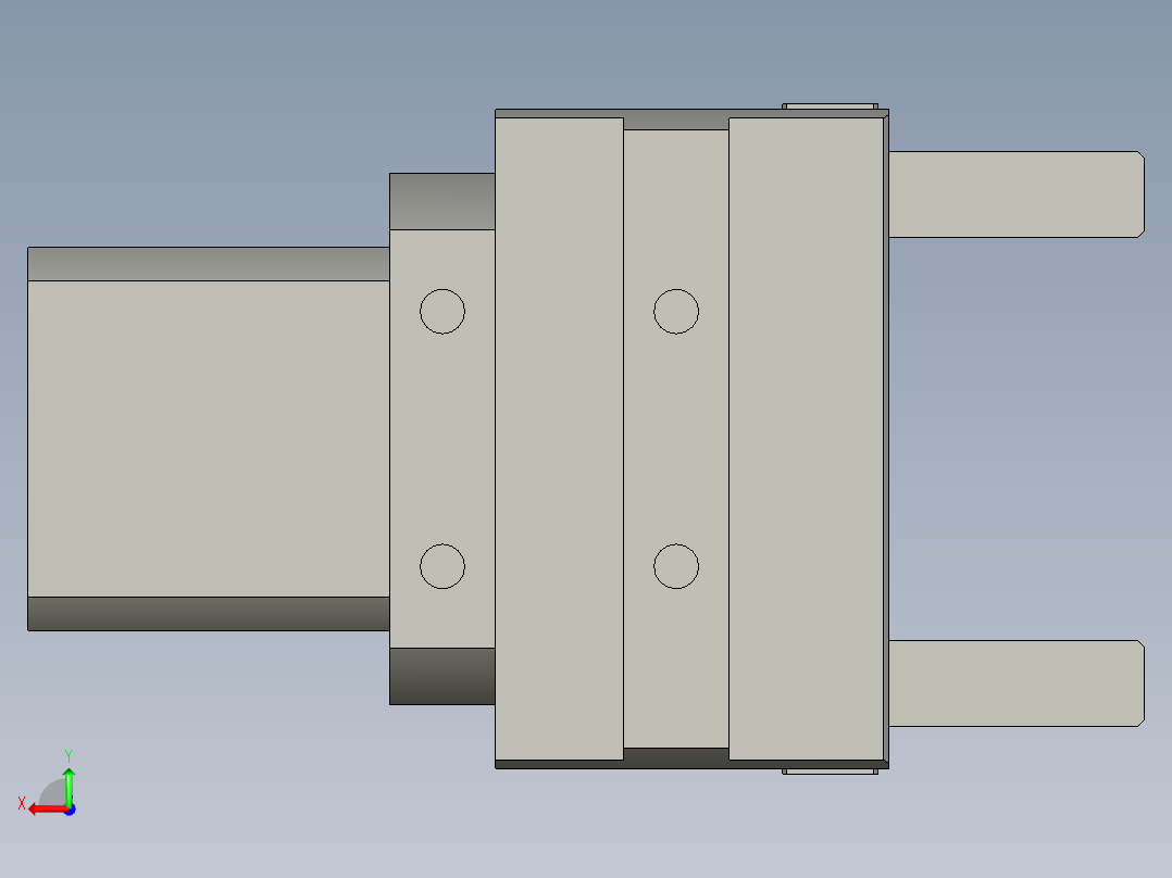 普通气爪PH01K-20后视图