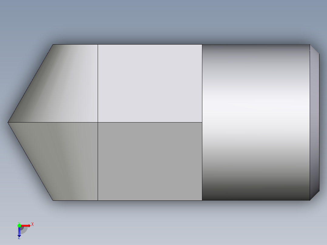 卡套式工业通用硬管接头EO_Male_stud_elbow_WE08LLR71X俯视图