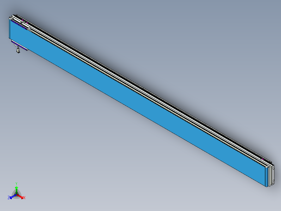 威洛博VL系列直线电机模组-VL22H3-S3150正等轴测图