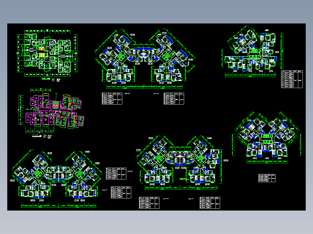 高层住宅户型经典集合4
