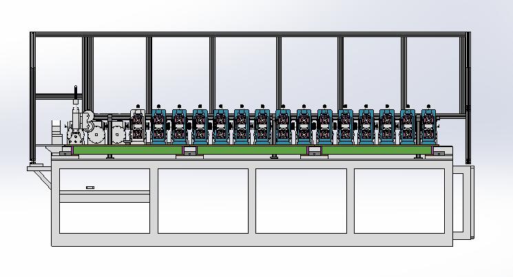 预弯成型切断机（sw18可编辑+工程图）