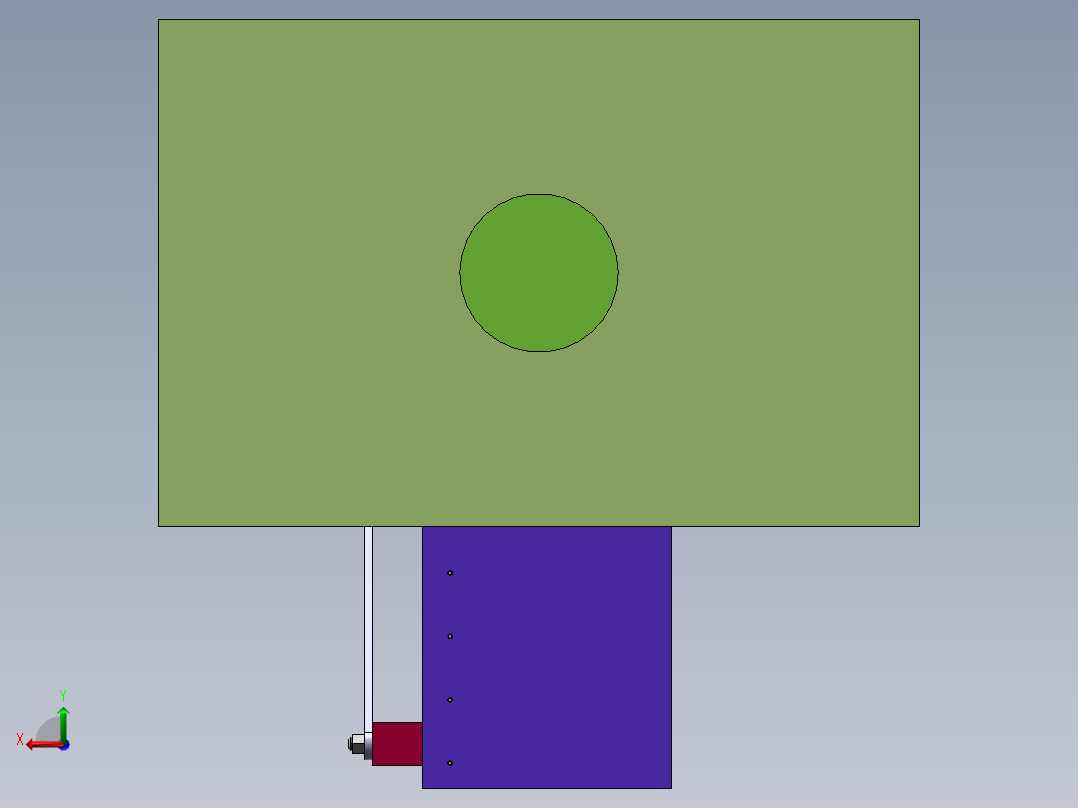 16T冲床自动送料sw18后视图