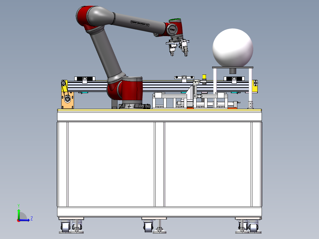 芯粒检测设备sw16可编辑左视图