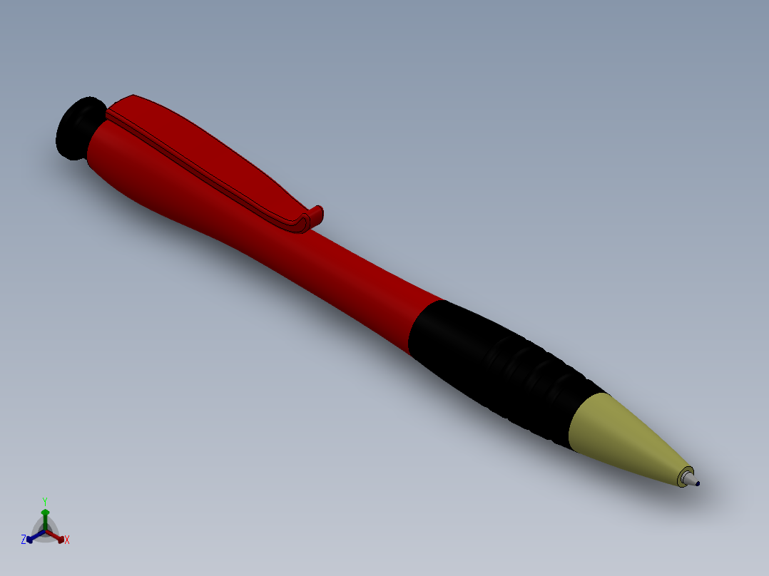 <span style='color: red'>圆珠笔</span>