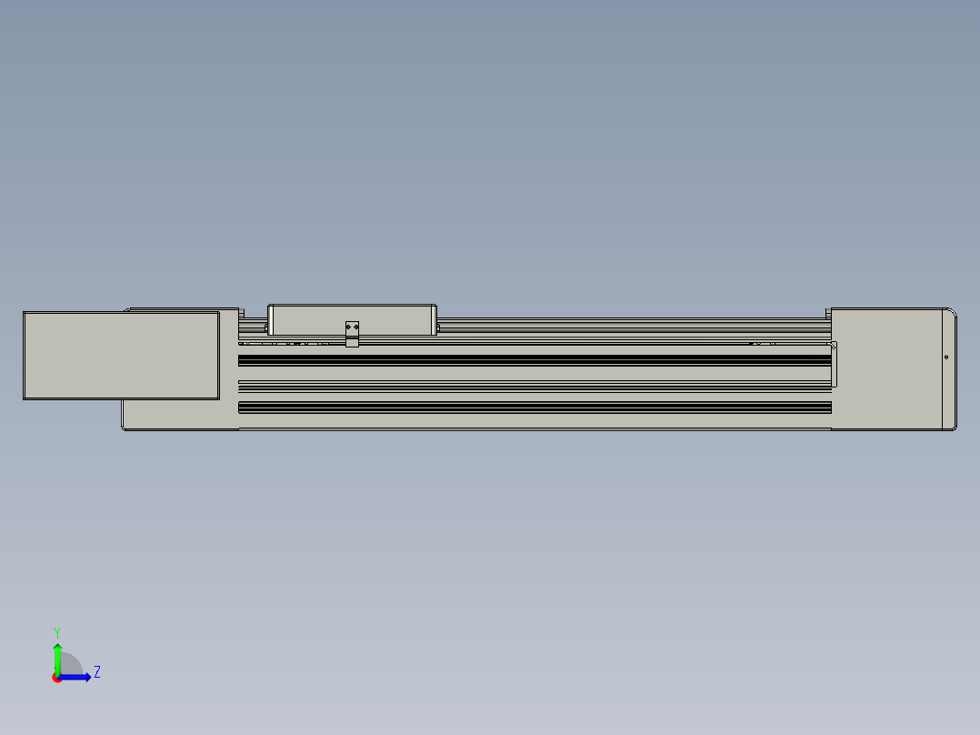 威洛博直线电机模组EB10-L224-S400-BL-ZP75-MS3-5K左视图