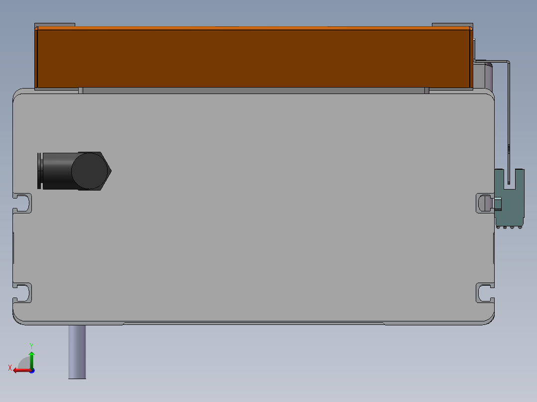 MCB同步带全封闭MCB22-L-750W后视图