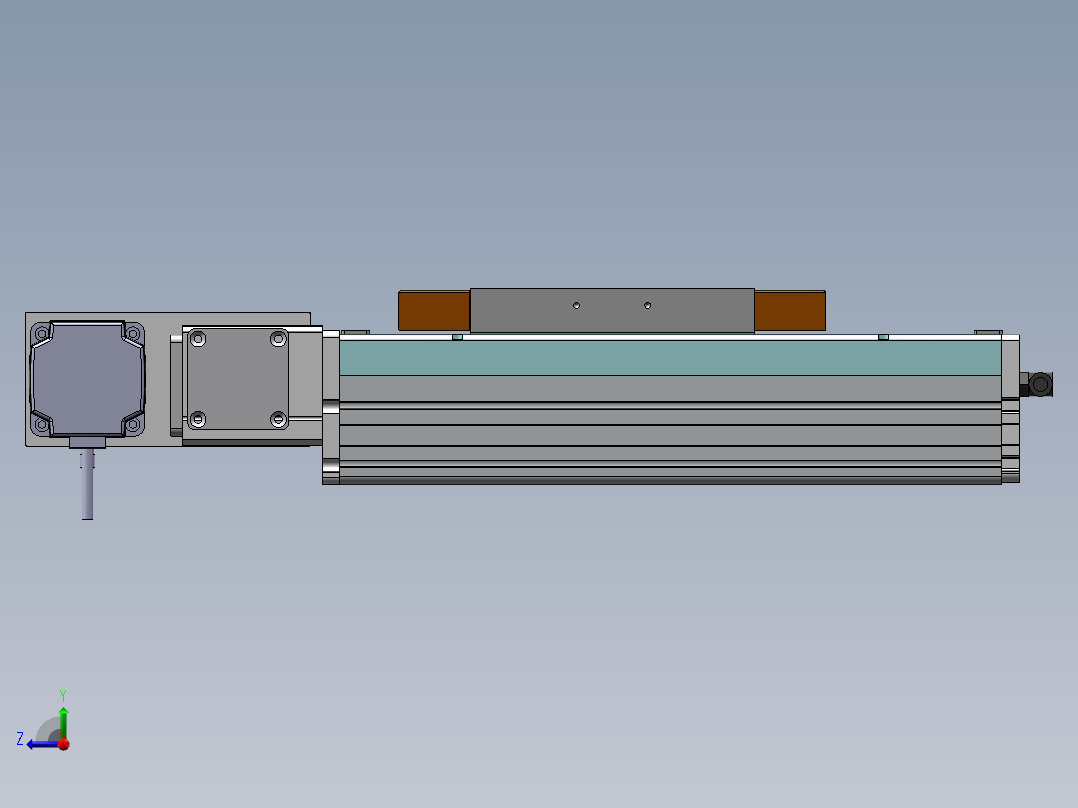 MCB同步带全封闭MCB22-L-750W右视图