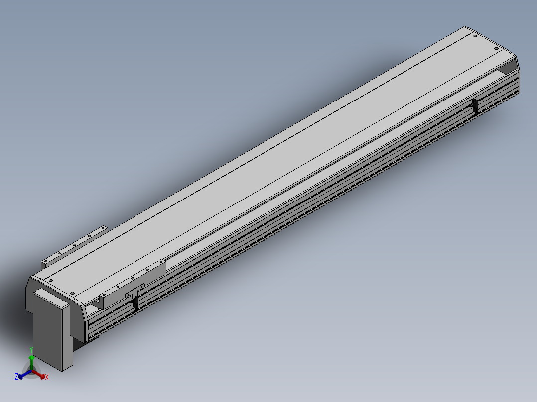 精密模组MY220-T10-1250L-BM-P75B-C4-C正等轴测图