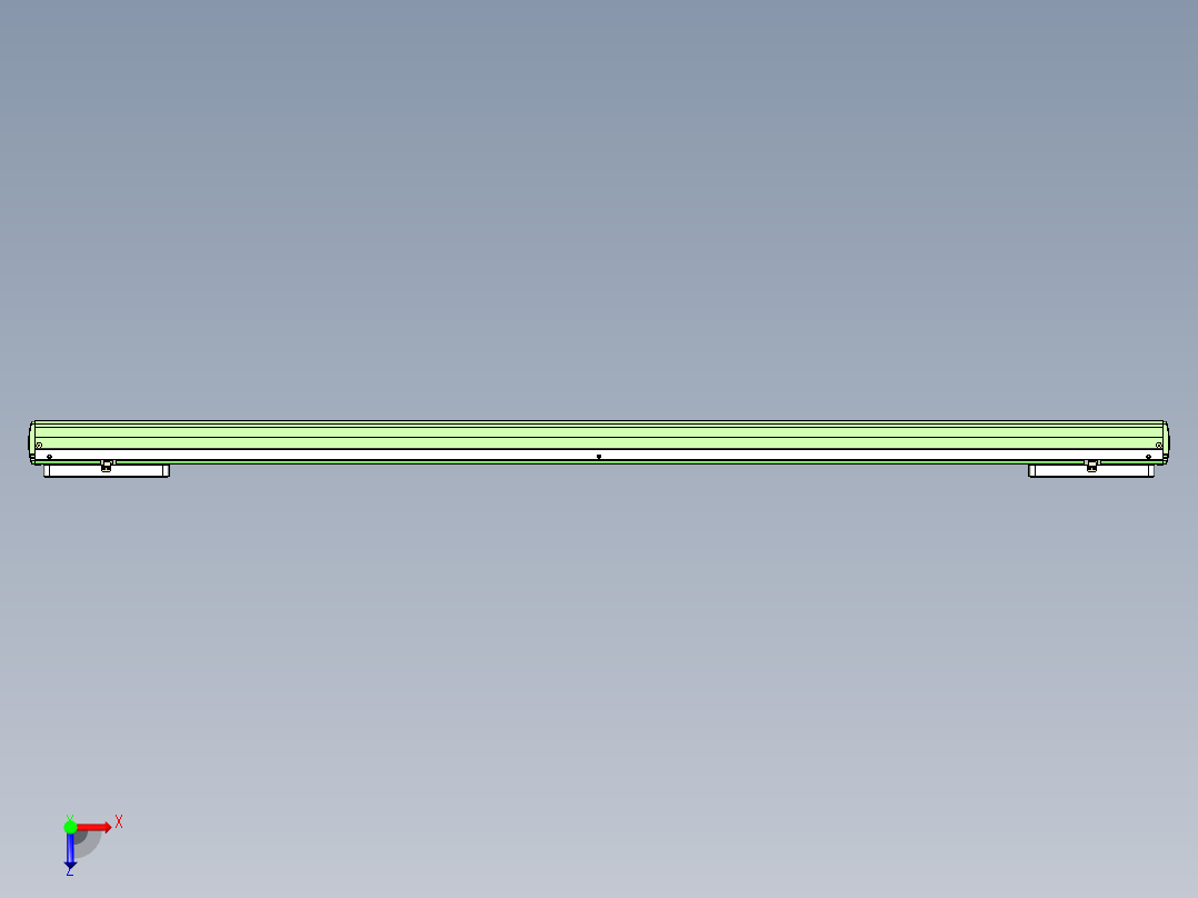 威洛博LC系列3d模型模组2LC17E2Y-S1400俯视图