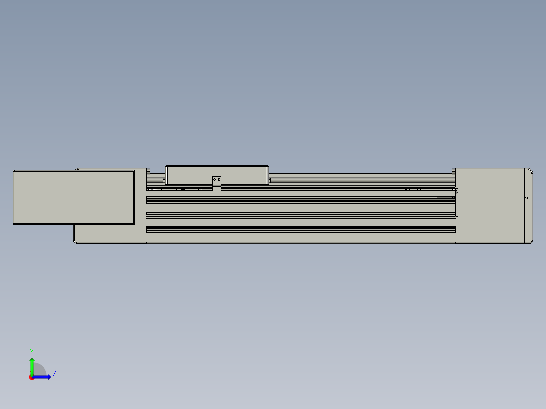 威洛博直线电机模组EB10-L224-S300-BL-ZP75-MS3-5K左视图