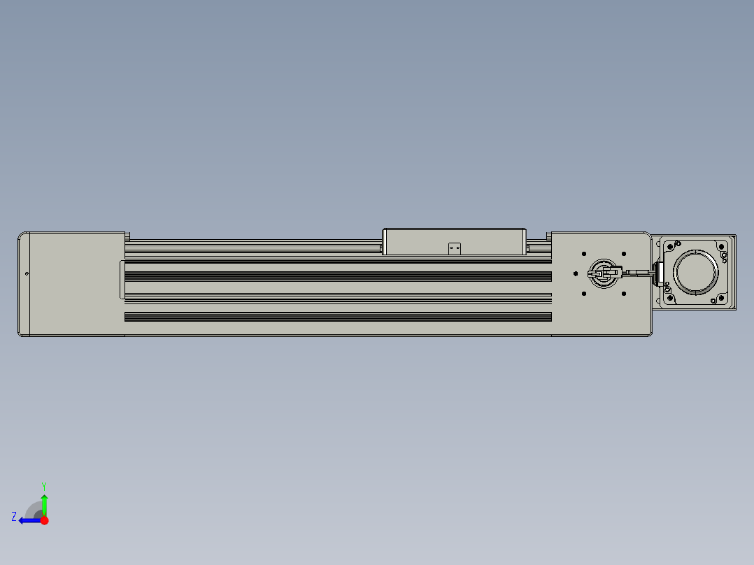 威洛博直线电机模组EB10-L224-S300-BL-ZP75-MS3-5K右视图