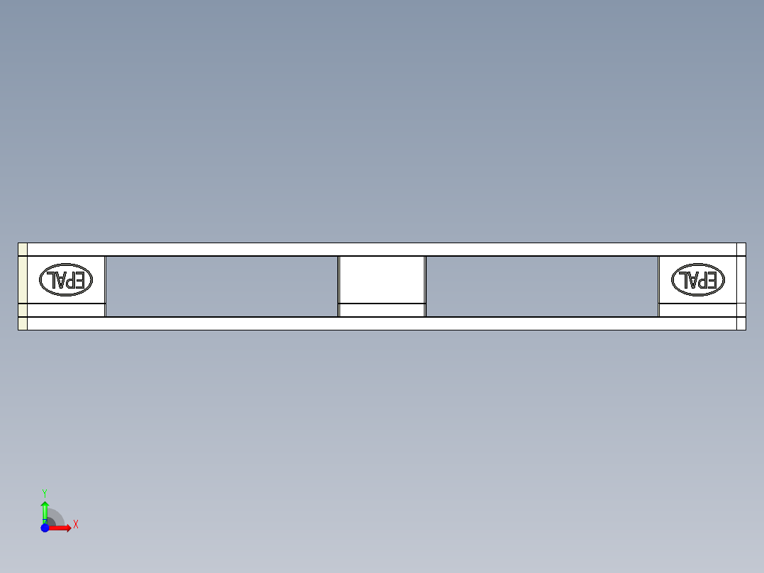 托盘 设计模型 (5)前视图