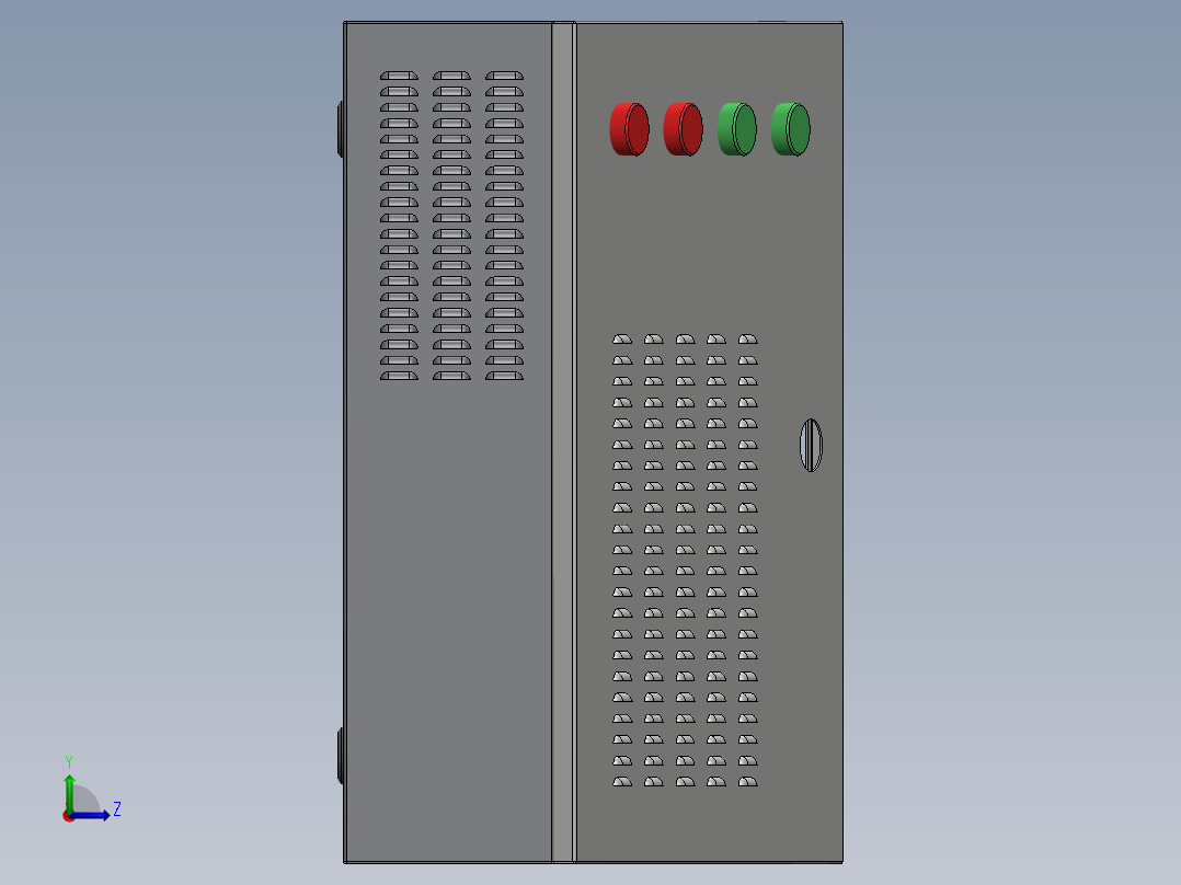 电气开关柜electric-switch-board-cabinet-1.snapshot.1-sw 机械设计素材左视图