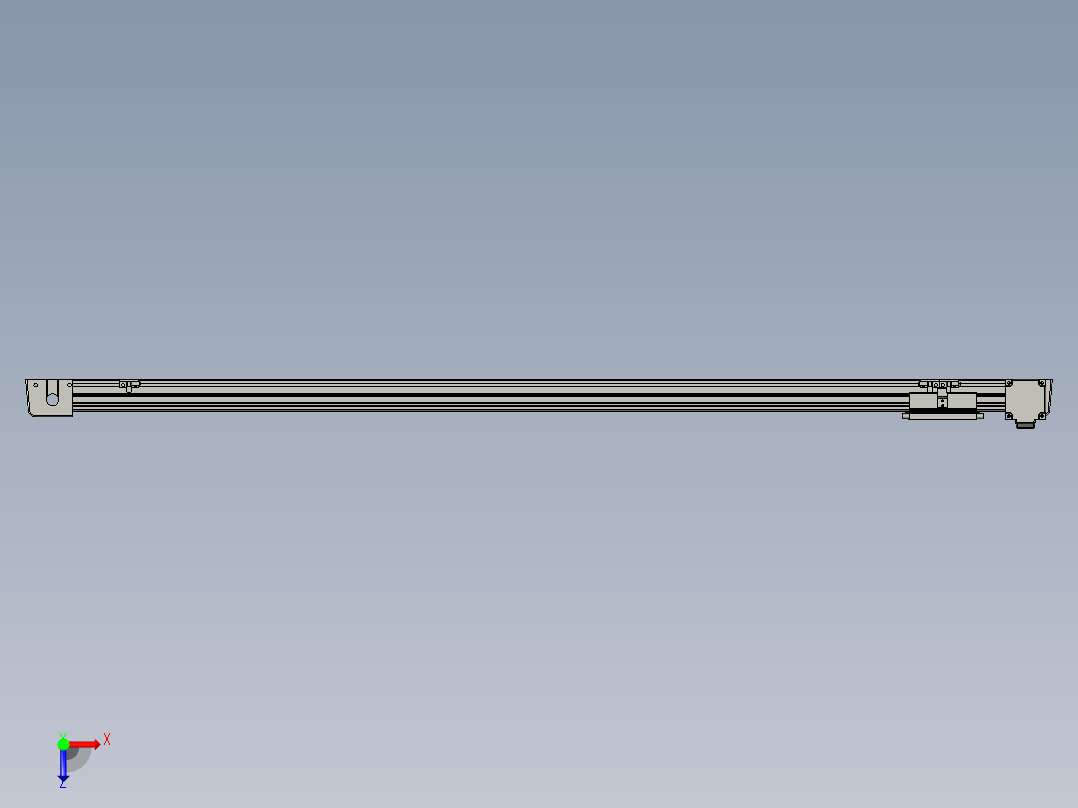 威洛博LB.GB同步带传动--欧规系列EBF5-L11-S1200-BL-P20-C4俯视图