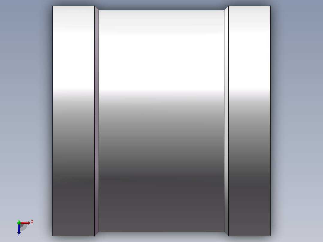 管箍-等径有边 DN40俯视图