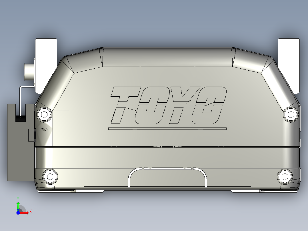Toyo东佑达直线模组-ETH14-600-BC-400W+煞車前视图