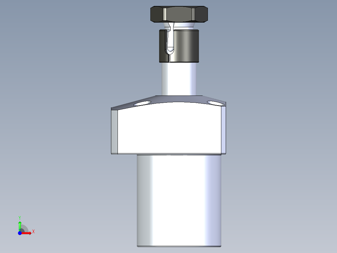 KOSMEKLHA0360-SR-Y60_R01多系列多零件图纸模型前视图