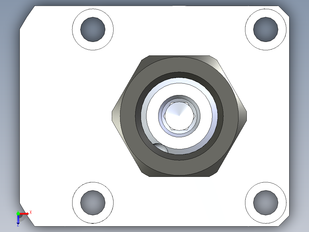 KOSMEKLHA0360-SR-Y60_R01多系列多零件图纸模型俯视图