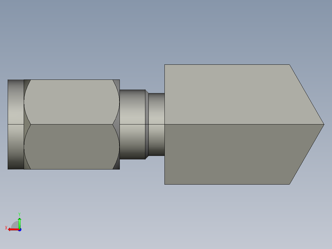 卡套式工业通用硬管接头4-6_cbu-s后视图