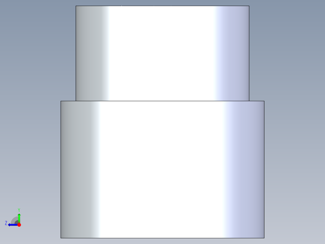 CPVC管件11-Sch80_ReducerCoupling_SxS_9829-212_1.5in x 1.25in右视图