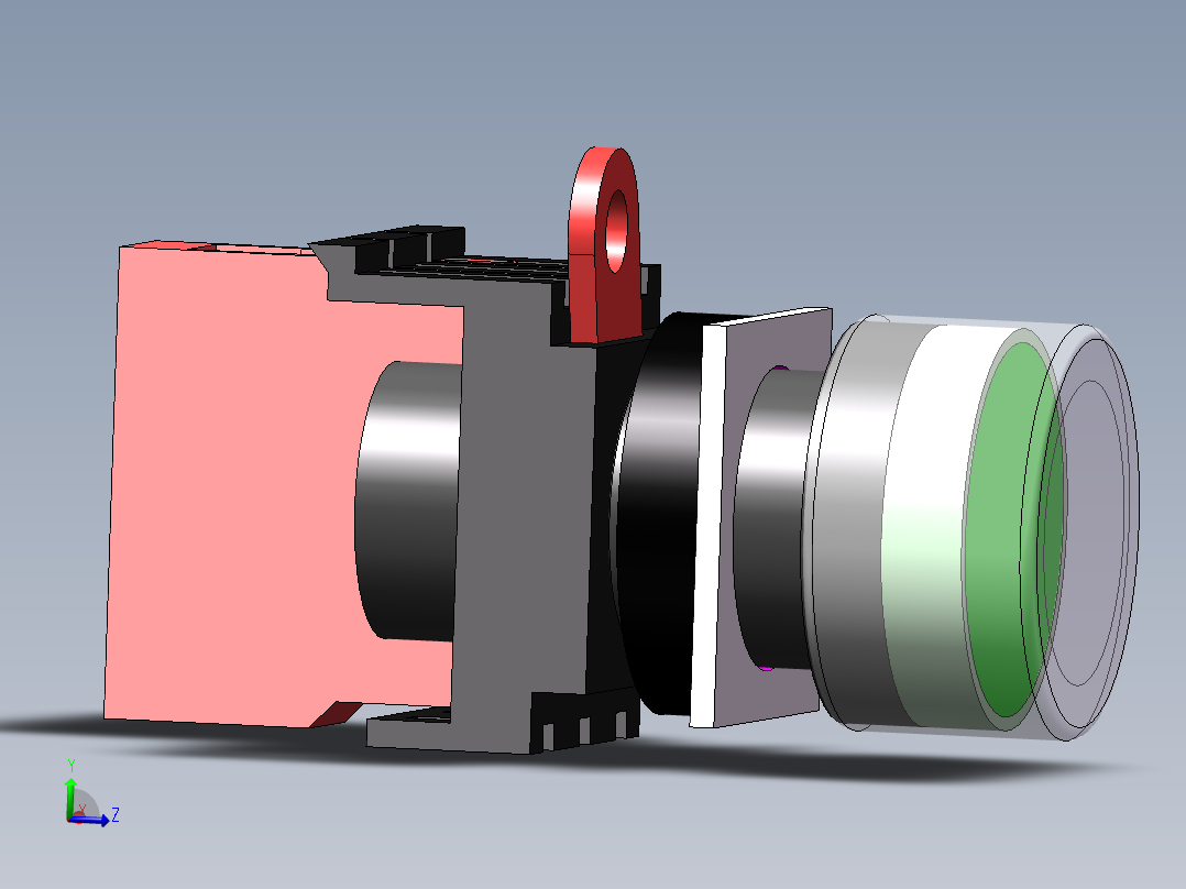 自复位按钮（带灯）YW1L-MF2E10Q4G（24V绿）