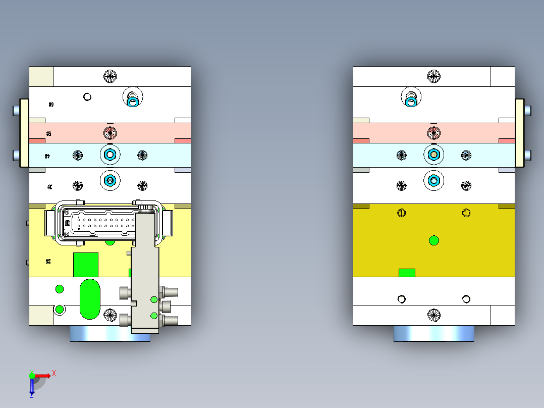 YXT23001-双色盖-3D俯视图