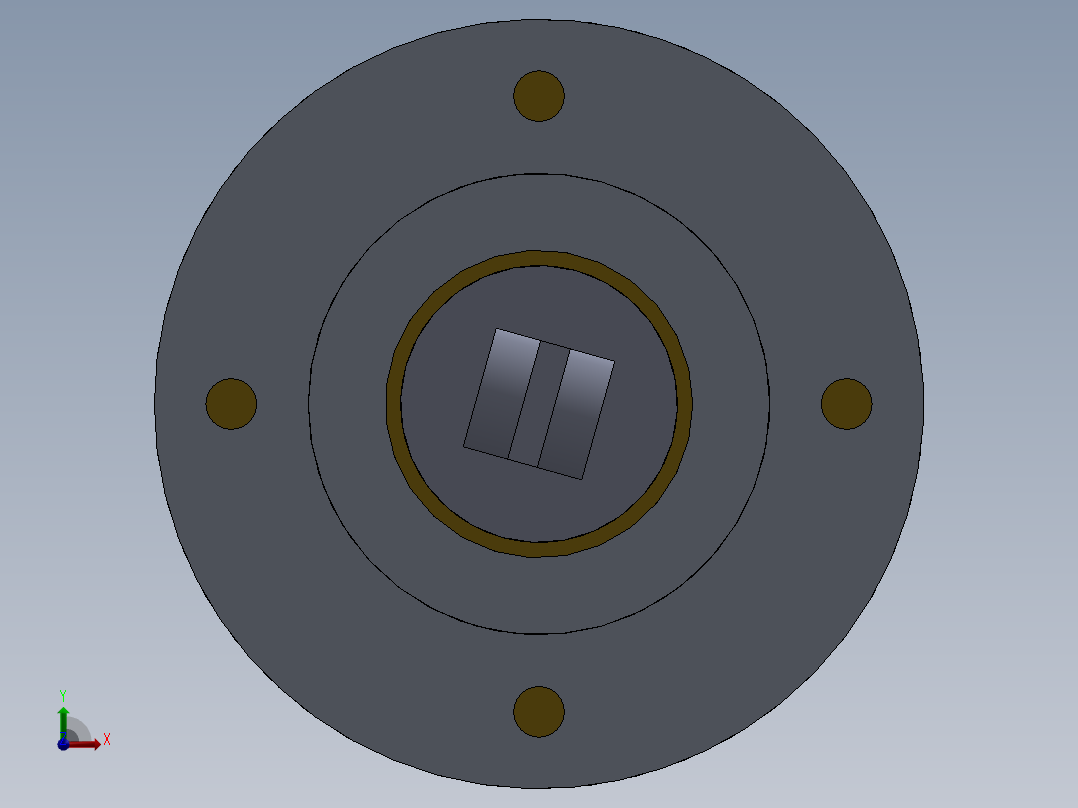 斯特林发动机前视图