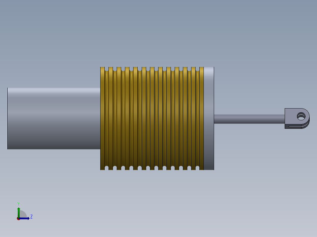 斯特林发动机左视图