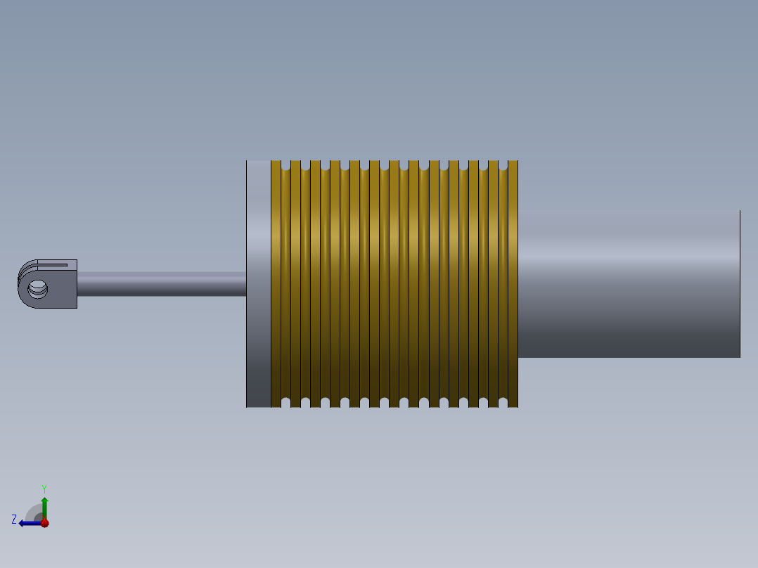 斯特林发动机右视图