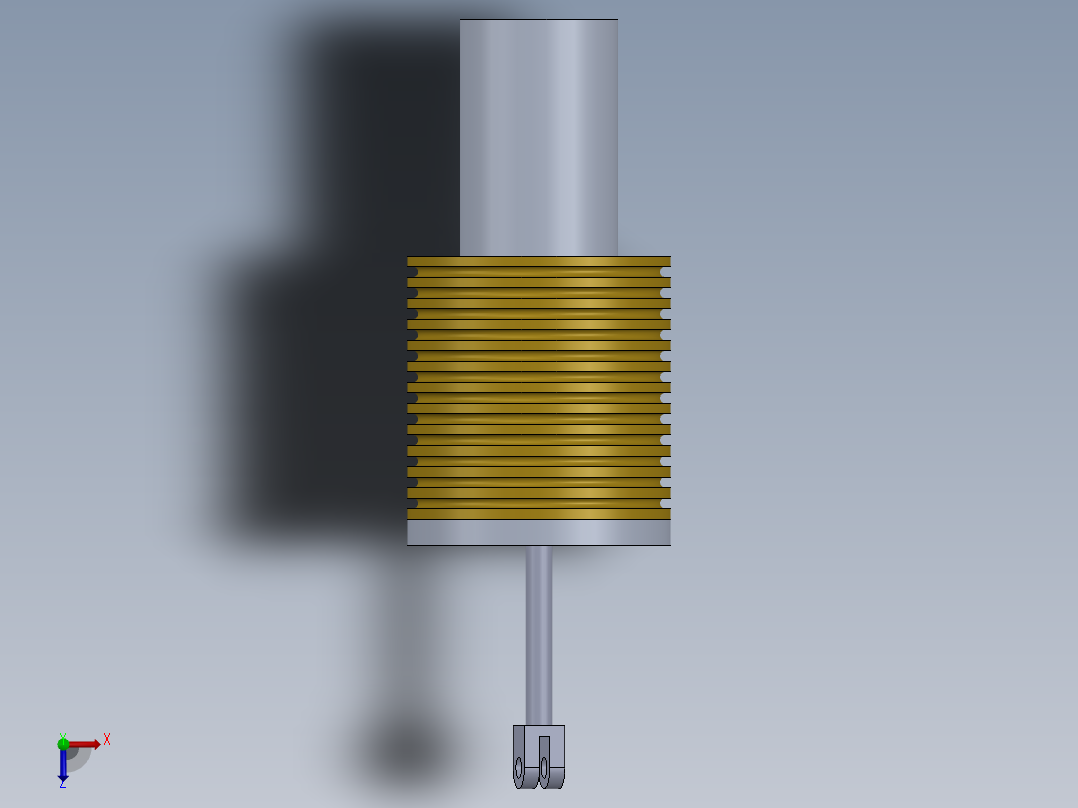斯特林发动机俯视图