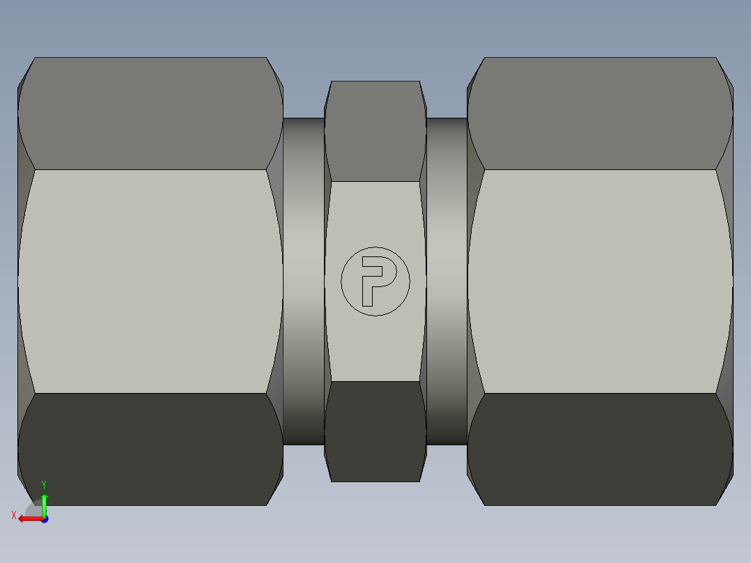 卡套式工业通用硬管接头EO Union G12LLCF后视图