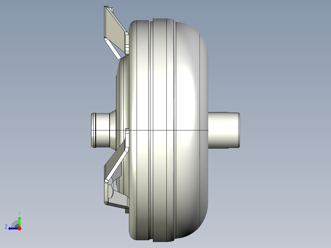 液力变送器右视图