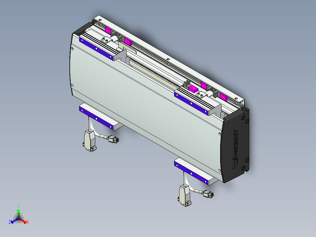 威洛博VL系列3d模型模组2VL17E1Y-S150正等轴测图