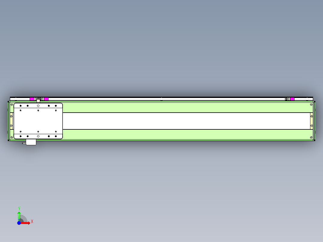 威洛博LC系列3d模型模组LC17E2Y-S1050前视图